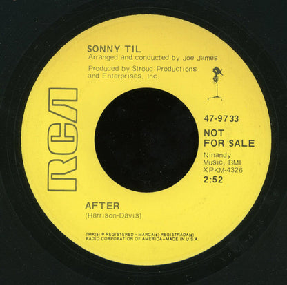 Sonny Til : You're All I Need (7", Promo)
