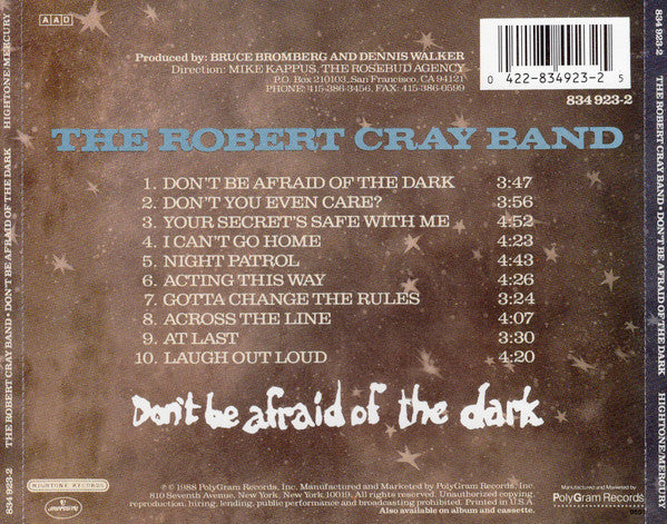 The Robert Cray Band : Don't Be Afraid Of The Dark (CD, Album)
