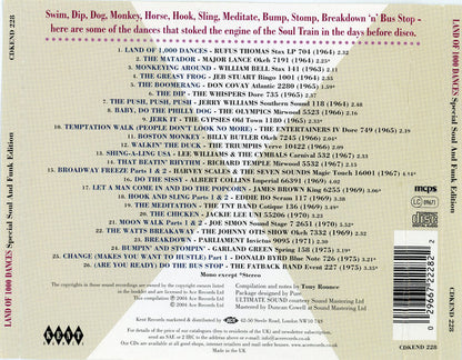 Various : Land Of 1000 Dances (Special Soul & Funk Edition) (CD, Comp, RM)