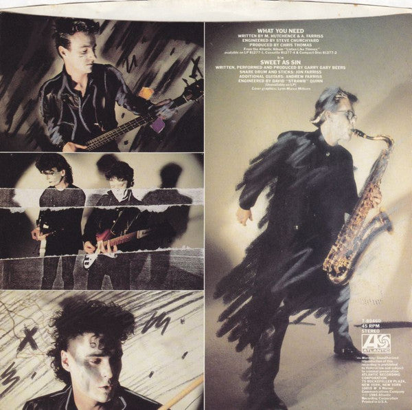 INXS : What You Need (7", Single, Spe)