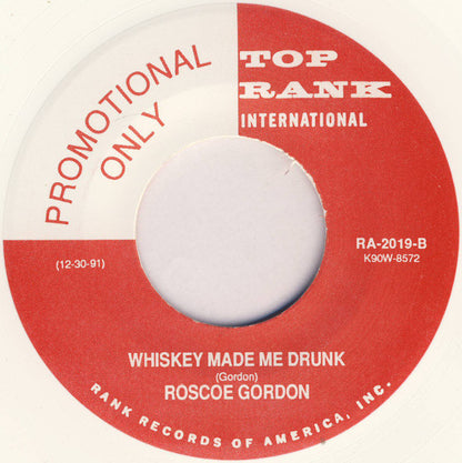 The Fortunes (15) / Rosco Gordon : Steady Vows / Whiskey Made Me Drunk (7", Promo, Unofficial, Whi)