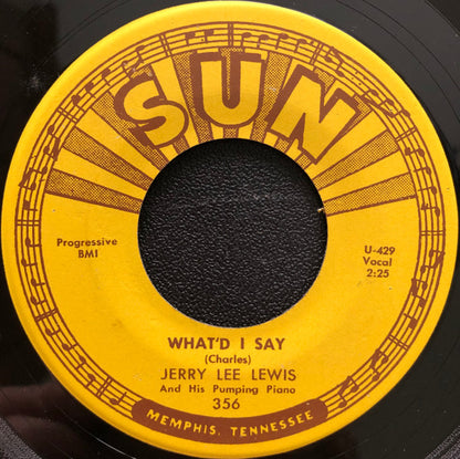 Jerry Lee Lewis : What'd I Say (7", Single)