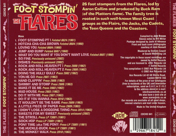 The Flares : Foot Stompin' (CD, Comp)