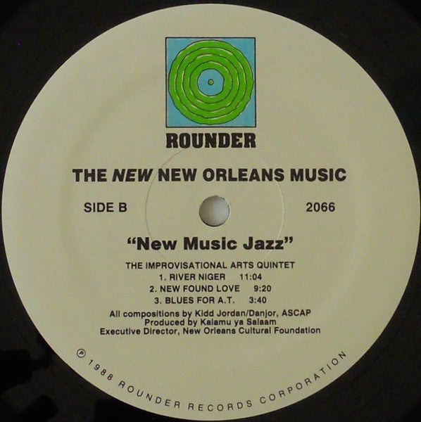 The New Orleans Saxophone Ensemble, The Improvisational Arts Quintet : The New New Orleans Music: New Music Jazz (LP, Album)
