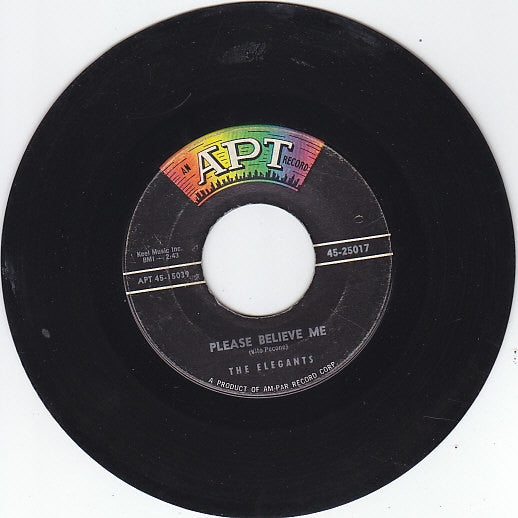 The Elegants : Please Believe Me (7", Single)