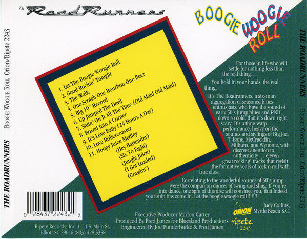 The Roadrunners (18) : Boogie Woogie Roll (CD, Album)
