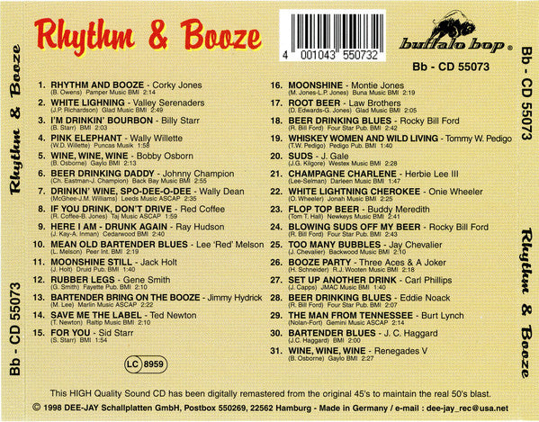 Various : Rhythm & Booze (CD, Comp)