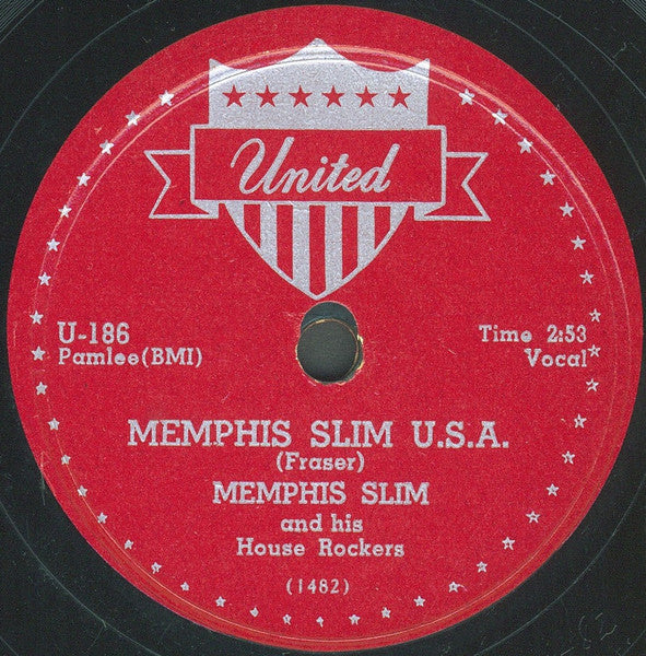 Memphis Slim And The House Rockers : Memphis Slim U.S.A. / Blues All Around My Head (Shellac, 10")