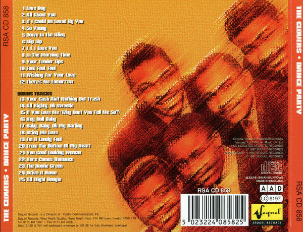 The Clovers : Dance Party (CD, Album, RE, RM)