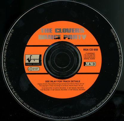 The Clovers : Dance Party (CD, Album, RE, RM)