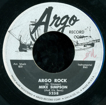 Mike Simpson And His Band : Cuban Twilight / Argo Rock (7", Single)