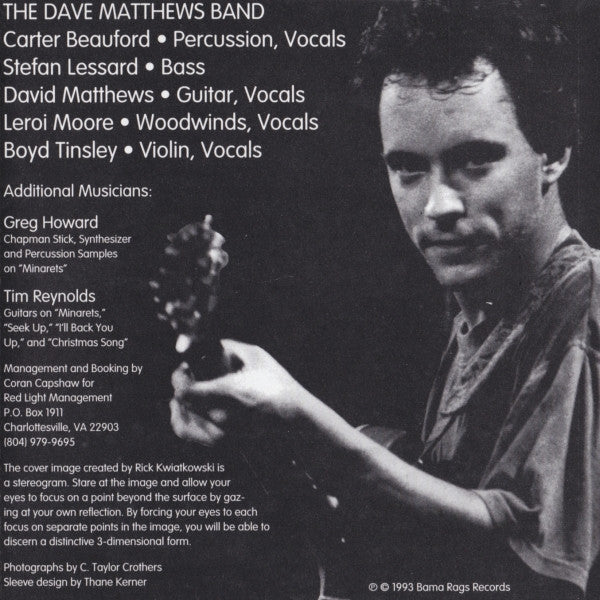 Dave Matthews Band : Remember Two Things (CD, Album, RE)