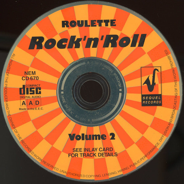 Various : Roulette Rock & Roll Volume 2 (CD, Comp)