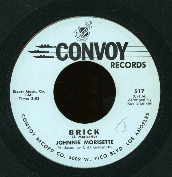Johnnie Morisette : Chains Of Love (7")