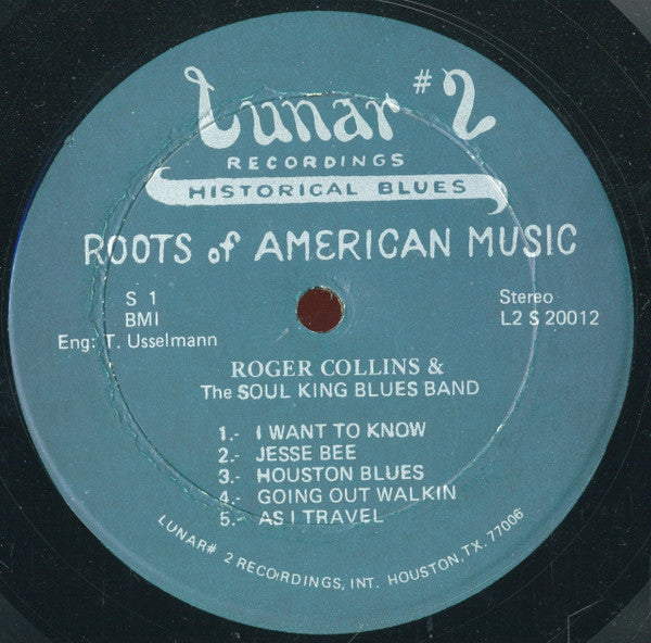 Big Roger Collins : Houston Blues (LP)