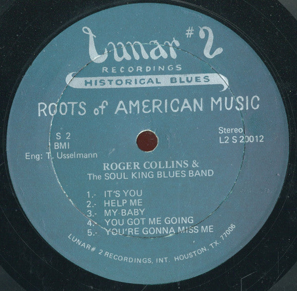 Big Roger Collins : Houston Blues (LP)