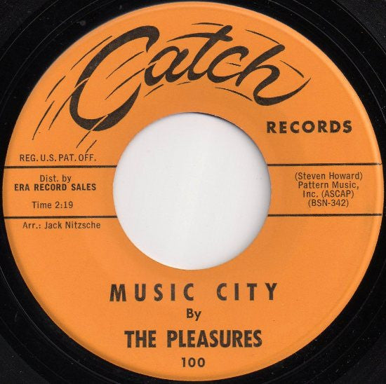 The Pleasures (2) : Music City (7", Single)