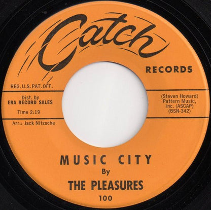 The Pleasures (2) : Music City (7", Single)