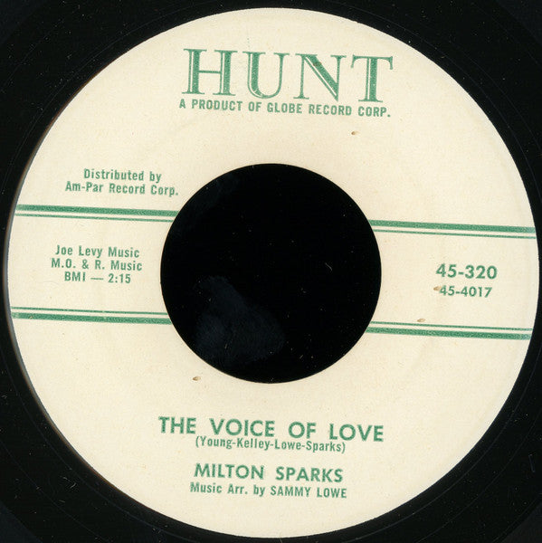 Milton Sparks (2) : A Certain Smile (7")