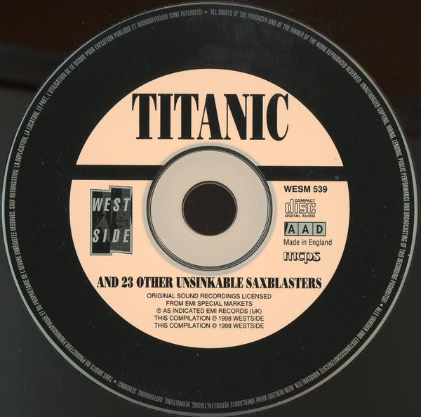 Various : Titanic And 23 Other Unsinkable Saxblasters  (CD, Comp)