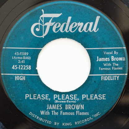 James Brown & The Famous Flames : Please, Please, Please (7", Single)