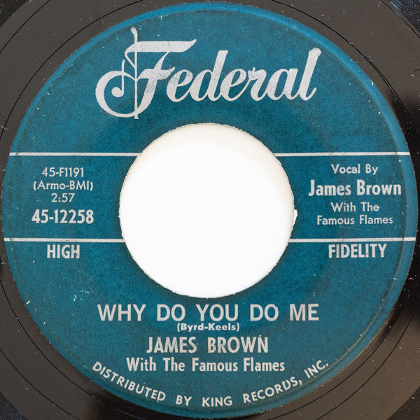 James Brown & The Famous Flames : Please, Please, Please (7", Single)