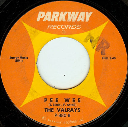 The Valrays : Get A Board (7", Styrene)