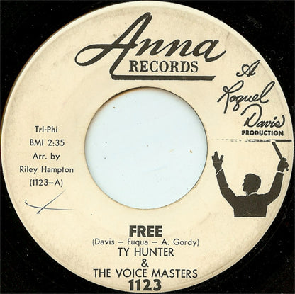 Ty Hunter & Voice Masters (2) : Free (7", Promo)