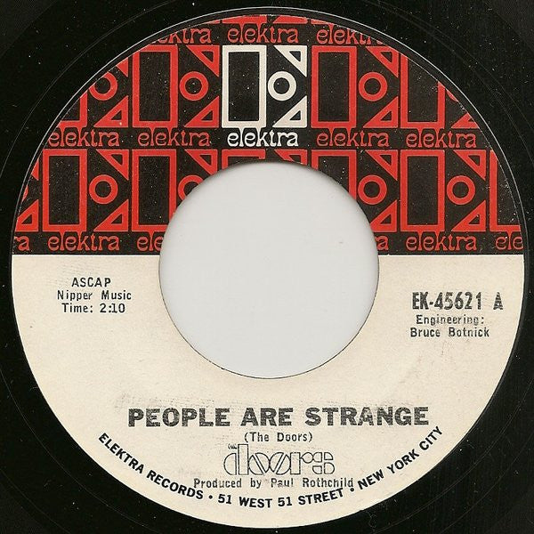 The Doors : People Are Strange (7", Single, Styrene, Ter)