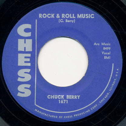 Chuck Berry : Rock & Roll Music / Blue Feeling (7", Single, Styrene)