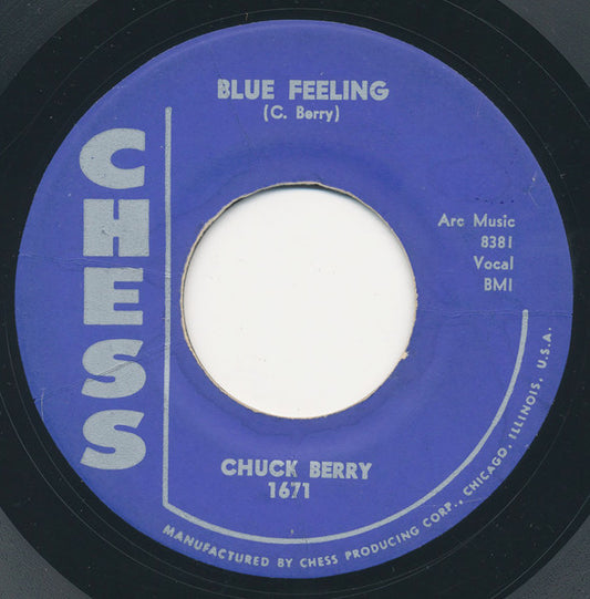 Chuck Berry : Rock & Roll Music / Blue Feeling (7", Single, Styrene)
