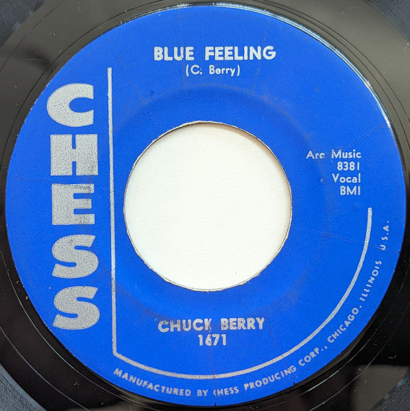 Chuck Berry : Rock & Roll Music / Blue Feeling (7", Single, Styrene)