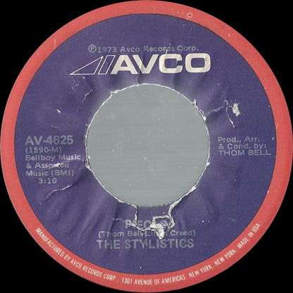 The Stylistics : Rockin' Roll Baby (7", Single)