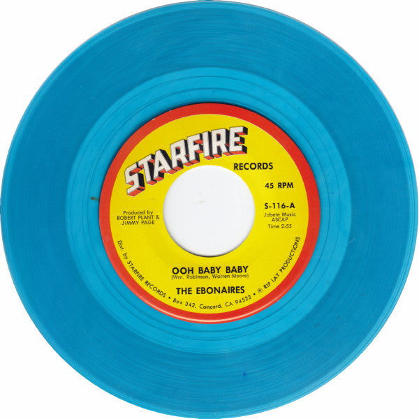 The Ebonaires (4) : Ooh Baby Baby (7", Blu)