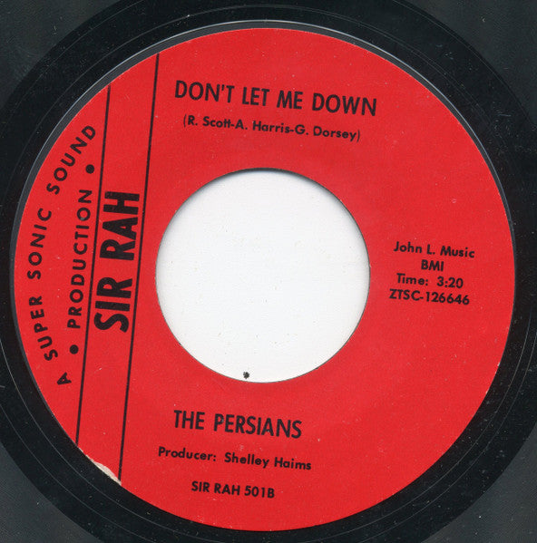 The Persians (4) : That Girl Of Mine (7", Single, Styrene)