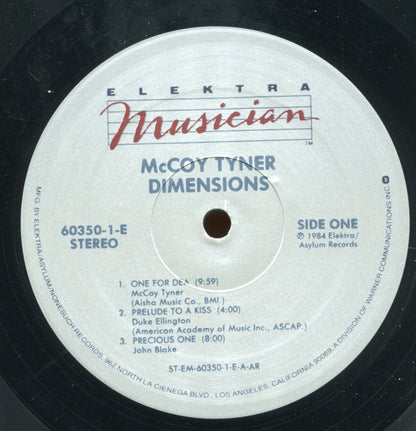McCoy Tyner : Dimensions  (LP, Album)