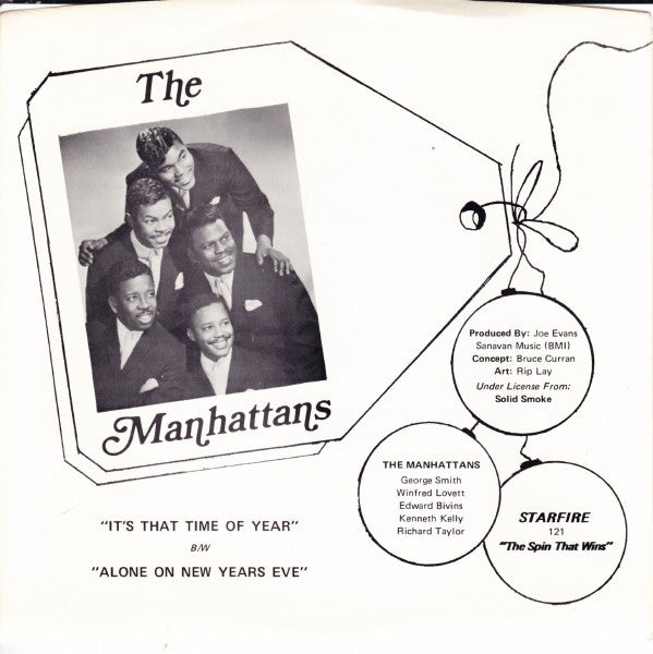 Manhattans : Season's Greetings (7", Single, Red)
