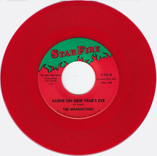 Manhattans : Season's Greetings (7", Single, Red)