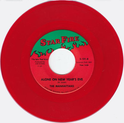 Manhattans : Season's Greetings (7", Single, Red)