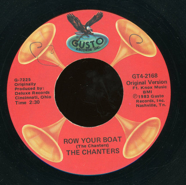 The Chanters : Row Your Boat / No, No, No (7", RE)
