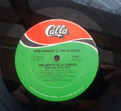 Bob Marley & The Wailers Feat. Peter Tosh : The Birth Of A Legend (LP, Album, Comp, Pit)