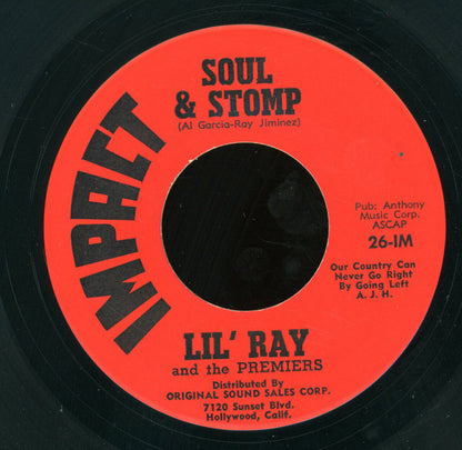 Little Ray (2) And The Premiers : Shake! Shout! & Soul! (7", Single)