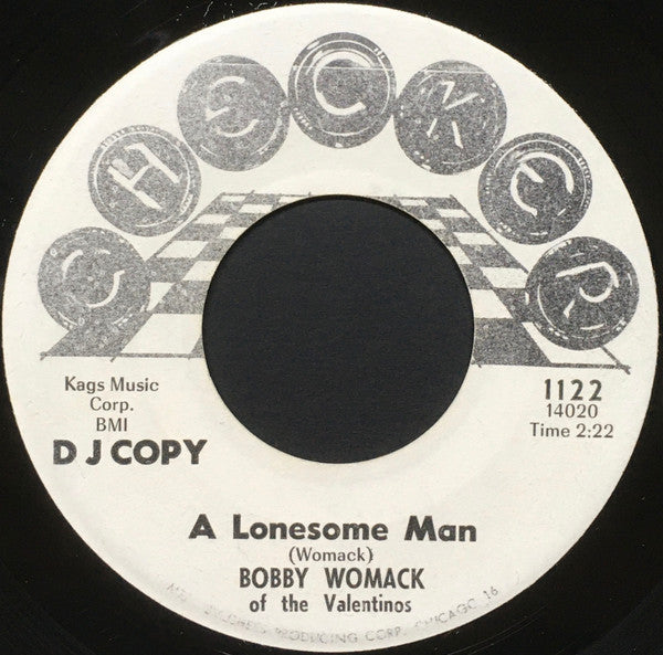 Bobby Womack : A Lonesome Man (7", Promo)