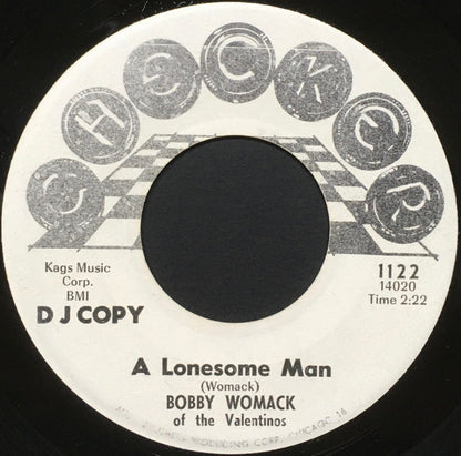 Bobby Womack : A Lonesome Man (7", Promo)