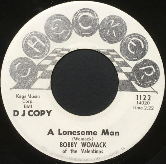 Bobby Womack : A Lonesome Man (7", Promo)