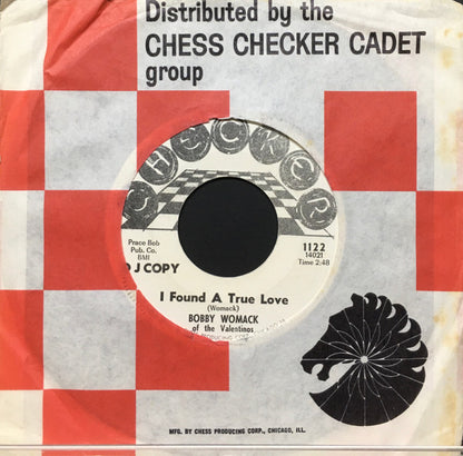 Bobby Womack : A Lonesome Man (7", Promo)