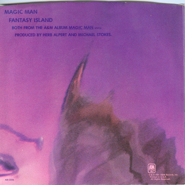Herb Alpert : Magic Man (7", Styrene, Pit)