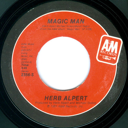 Herb Alpert : Magic Man (7", Styrene, Pit)