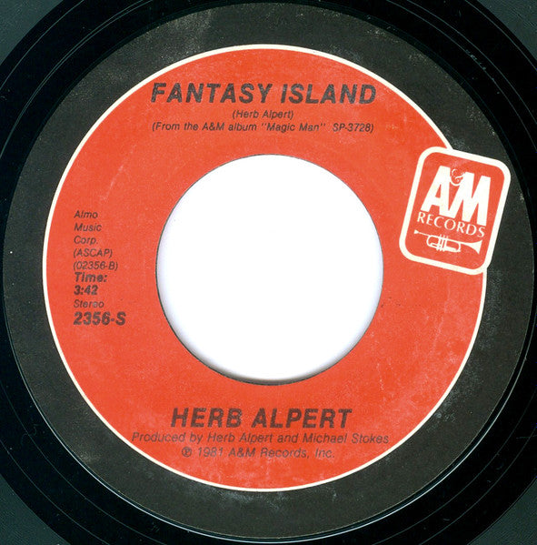 Herb Alpert : Magic Man (7", Styrene, Pit)