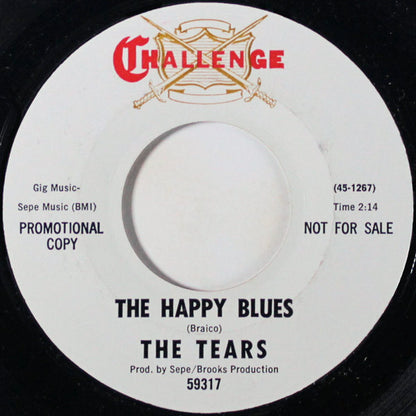 Sandy Lynn And The Tears (9) : Good Goodbye / The Happy Blues (7", Promo, Styrene)
